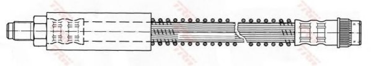Furtun frana OPEL MOVANO Combi (J9) (1998 - 2010) TRW PHB422 piesa NOUA