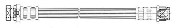Furtun frana OPEL MOVANO platou / sasiu (U9, E9) (1998 - 2010) FERODO FHY2663 piesa NOUA