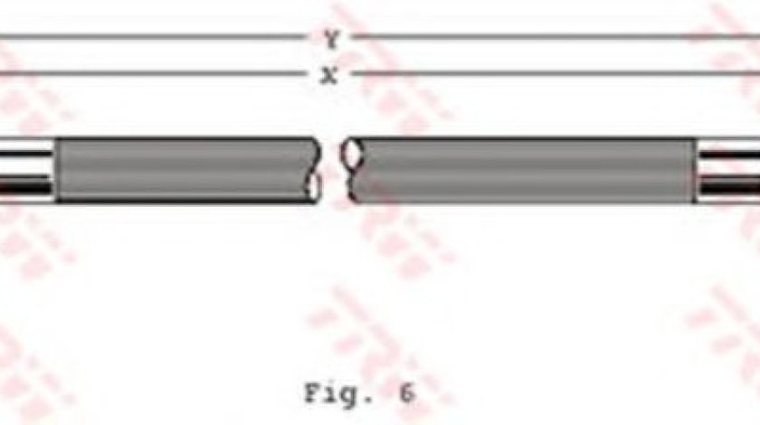 Furtun frana OPEL TIGRA (95) (1994 - 2000) TRW PHA229 piesa NOUA