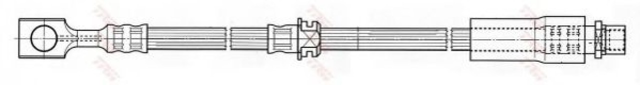 Furtun frana OPEL VECTRA C GTS (2002 - 2016) TRW PHD538 piesa NOUA