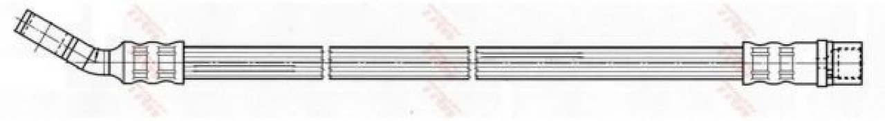 Furtun frana OPEL VECTRA C GTS (2002 - 2016) TRW PHD539 piesa NOUA