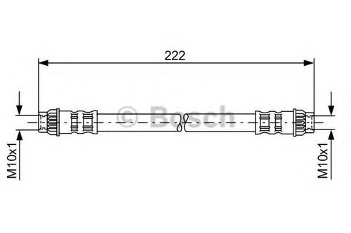 Furtun frana OPEL VIVARO caroserie (2014 - 2016) BOSCH 1 987 476 914 piesa NOUA
