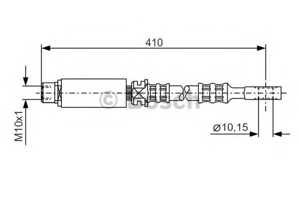 Furtun frana OPEL ZAFIRA A (F75) (1999 - 2005) BOSCH 1 987 476 805 piesa NOUA