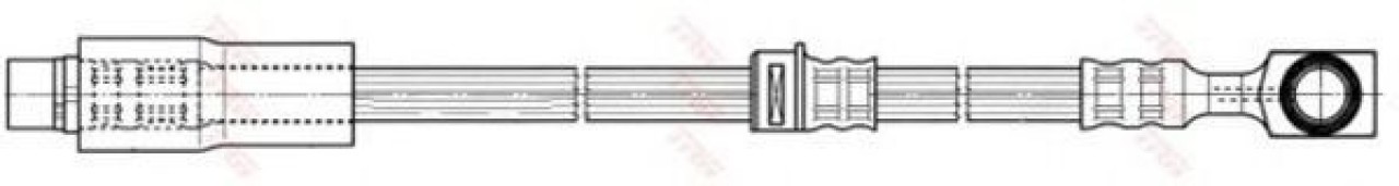 Furtun frana OPEL ZAFIRA A (F75) (1999 - 2005) TRW PHD500 piesa NOUA
