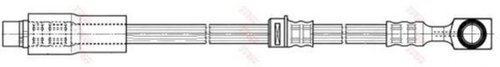 Furtun frana OPEL ZAFIRA A (F75) (1999 - 2005) TRW PHD500 piesa NOUA