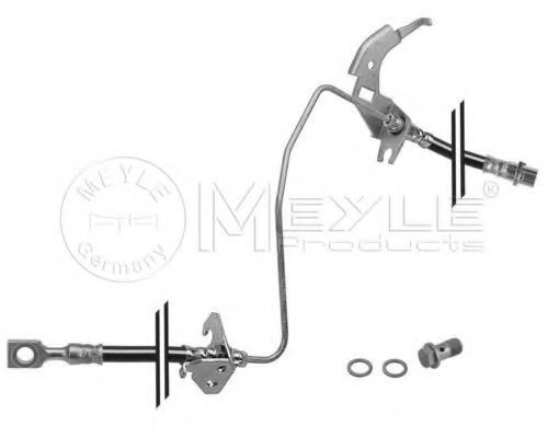 Furtun frana OPEL ZAFIRA B (A05) (2005 - 2016) MEYLE 614 525 0010 piesa NOUA