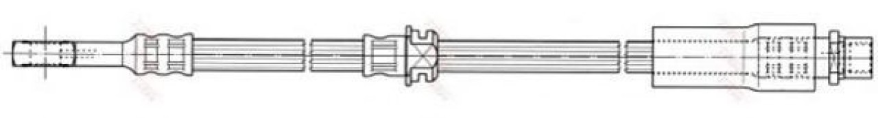 Furtun frana OPEL ZAFIRA B (A05) (2005 - 2016) TRW PHD673 piesa NOUA