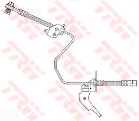 Furtun frana OPEL ZAFIRA B (A05) (2005 - 2016) TRW PHD566 piesa NOUA