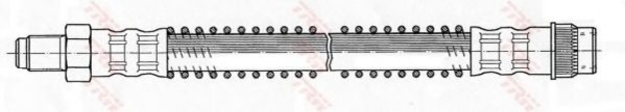 Furtun frana PEUGEOT 106 I (1A, 1C) (1991 - 1996) TRW PHB105 piesa NOUA
