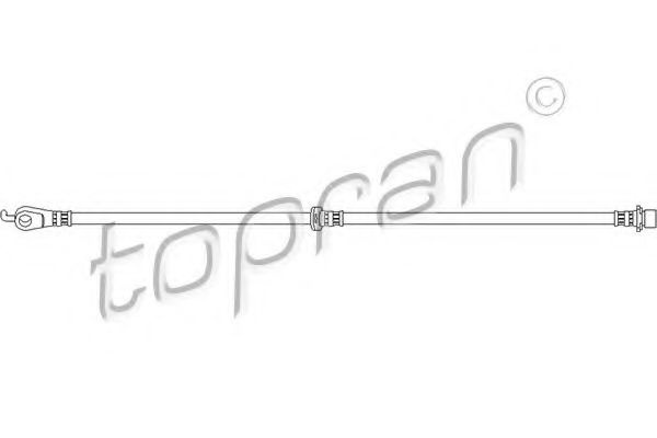 Furtun frana PEUGEOT 107 (2005 - 2016) TOPRAN 720 934 piesa NOUA