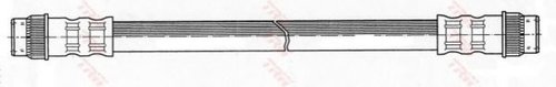 Furtun frana PEUGEOT 206 Hatchback (2A/C) (1998 - 2016) TRW PHA409 piesa NOUA