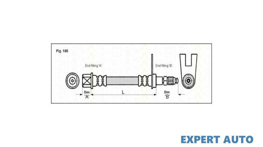 Furtun frana Peugeot 406 cupe (8C) 1997-2004 #2 03Q32984