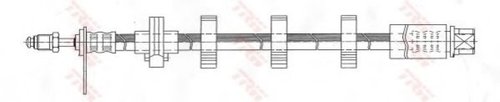 Furtun frana PEUGEOT 406 Estate (8E/F) (1996 - 2004) TRW PHB367 piesa NOUA