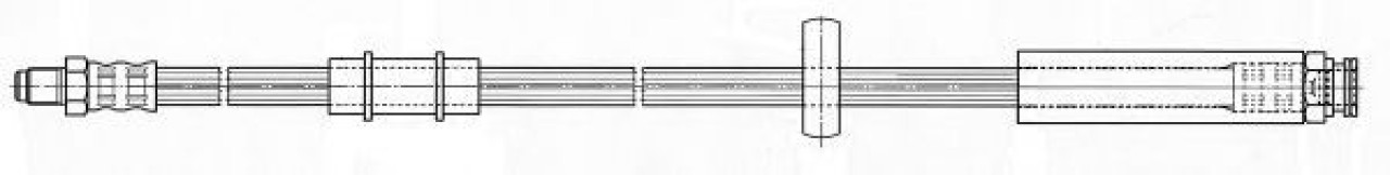 Furtun frana PEUGEOT BOXER bus (230P) (1994 - 2002) FERODO FHY2263 piesa NOUA