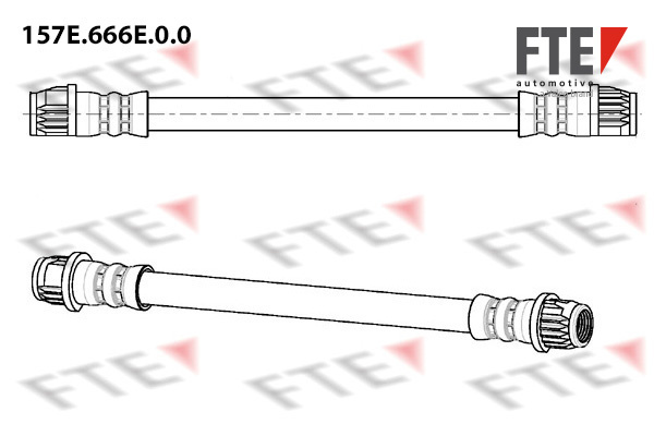 Furtun frana puntea spate (157E666E00 FTE) Citroen,DS