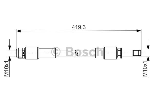 Furtun frana puntea spate (1987481674 BOSCH) MERCEDES-BENZ