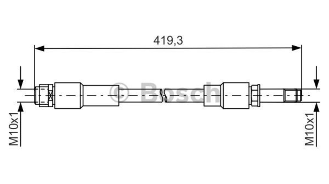 Furtun frana puntea spate (1987481674 BOSCH) MERCEDES-BENZ