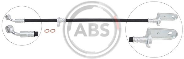 Furtun frana puntea spate (SL6798 ABS) HONDA