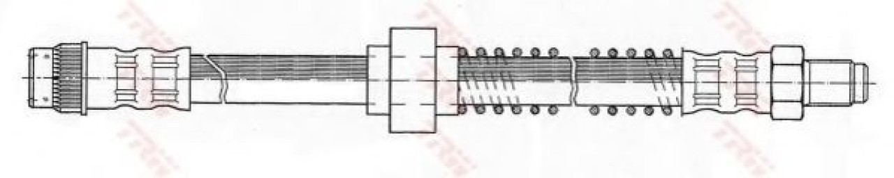 Furtun frana RENAULT KANGOO Express (FC0/1) (1997 - 2007) TRW PHB400 piesa NOUA