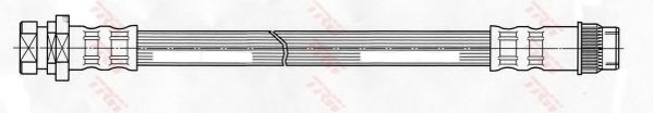 Furtun frana RENAULT LAGUNA II (BG0/1) (2001 - 2016) TRW PHA434 piesa NOUA