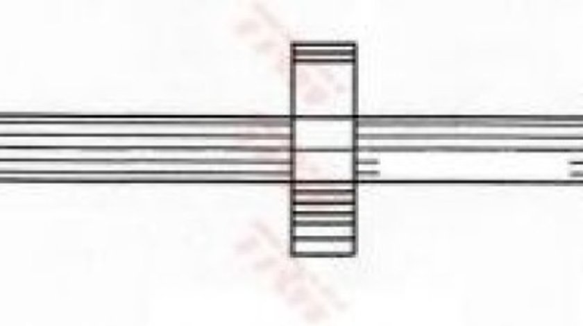 Furtun frana RENAULT LAGUNA II (BG0/1) (2001 - 2016) TRW PHA433 piesa NOUA