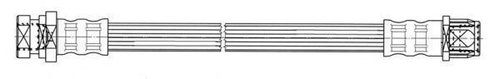 Furtun frana RENAULT MASTER II platou / sasiu (ED/HD/UD) (1998 - 2010) FERODO FHY2663 piesa NOUA
