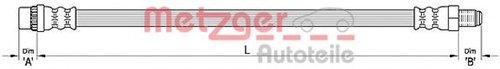Furtun frana RENAULT MEGANE II Grandtour (KM0/1) (2003 - 2012) METZGER 4110372 piesa NOUA