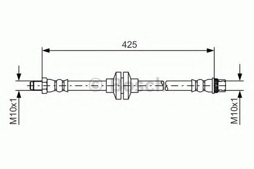 Furtun frana RENAULT MEGANE III Grandtour (KZ0/1) (2008 - 2016) BOSCH 1 987 481 567 piesa NOUA