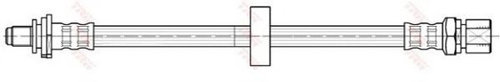 Furtun frana SAAB 9-3 Cabriolet (YS3D) (1998 - 2003) TRW PHB341 piesa NOUA