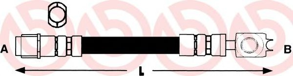 Furtun frana SEAT AROSA (6H) (1997 - 2004) BREMBO T 85 026 piesa NOUA