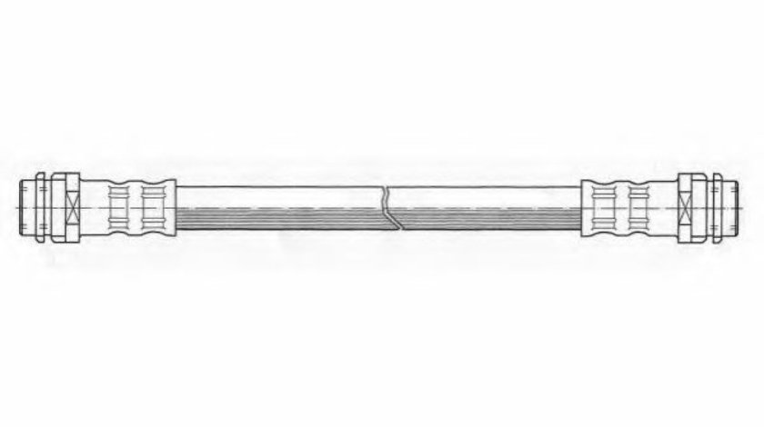 Furtun frana SKODA FABIA I Combi (6Y5) (2000 - 2007) FERODO FHY2208 piesa NOUA