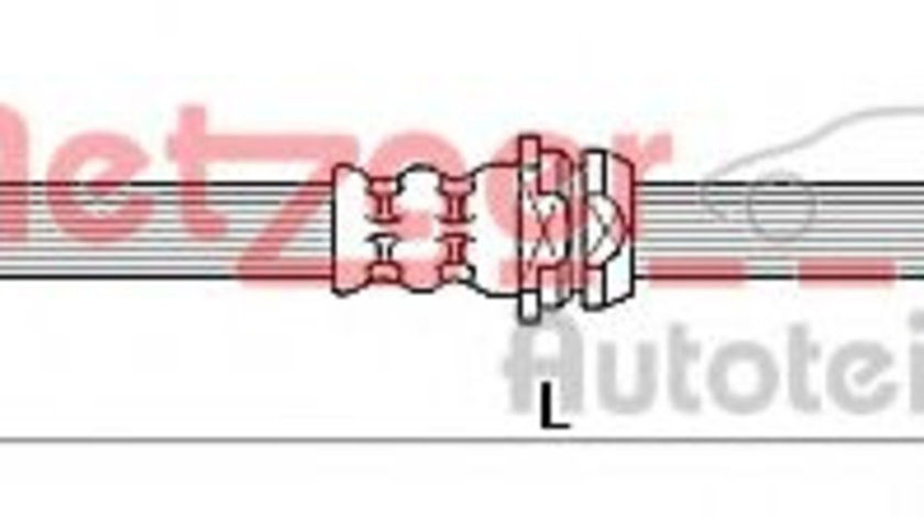 Furtun frana SKODA OCTAVIA I (1U2) (1996 - 2010) METZGER 4110259 piesa NOUA