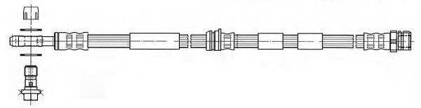 Furtun frana SKODA OCTAVIA I Combi (1U5) (1998 - 2010) FERODO FHY2210 piesa NOUA