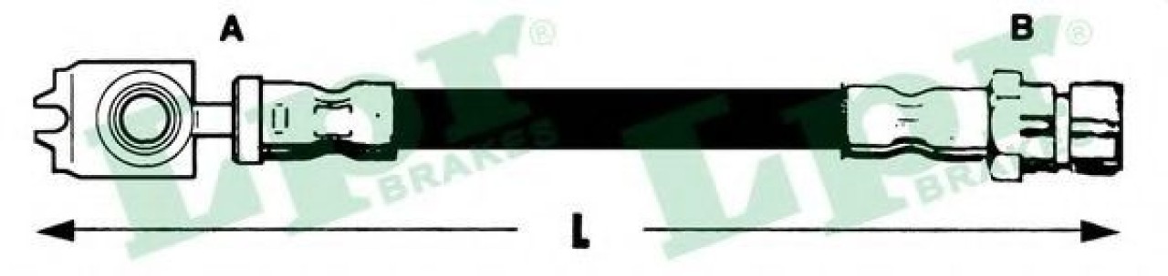 Furtun frana SKODA OCTAVIA II (1Z3) (2004 - 2013) LPR 6T47889 piesa NOUA