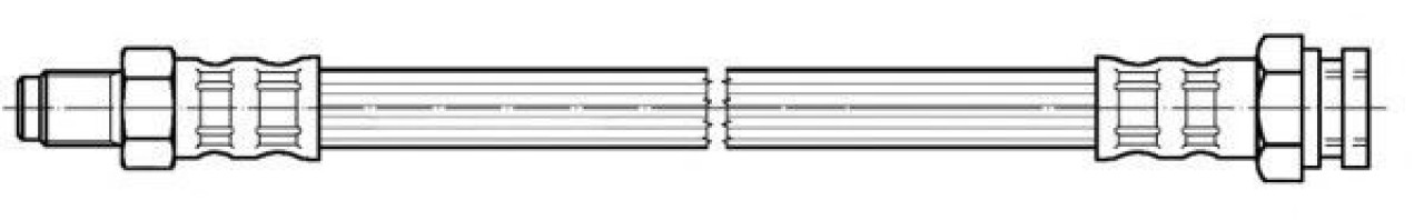 Furtun frana SMART FORTWO Cabrio (450) (2004 - 2007) FERODO FHY2928 piesa NOUA