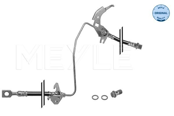 Furtun frana stanga (6145250010 MEYLE) OPEL,VAUXHALL