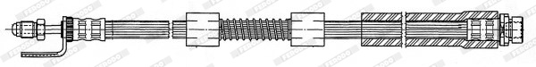 Furtun frana stanga (FHY3167 FERODO PREMIER) FORD