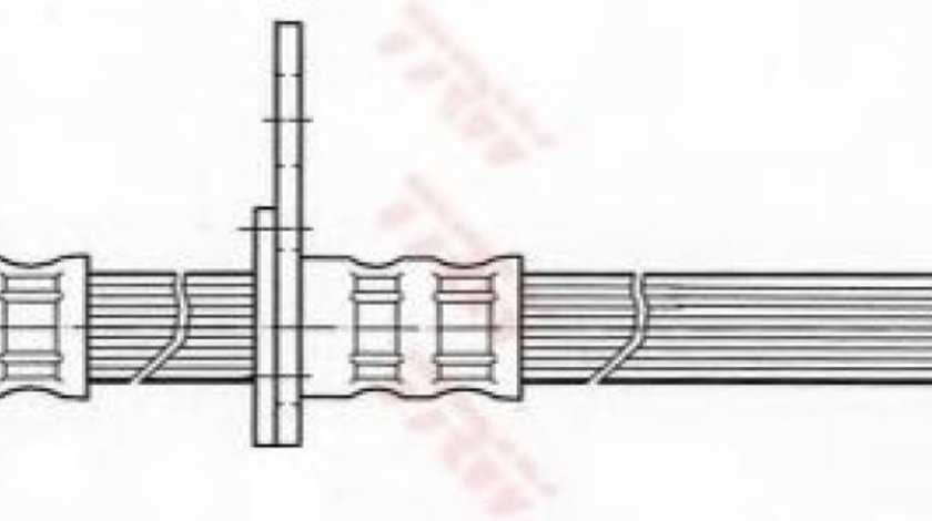 Furtun frana SUBARU IMPREZA Hatchback (2000 - 2007) TRW PHD437 piesa NOUA