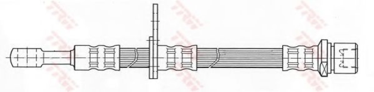 Furtun frana SUBARU LEGACY III (BE, BH) (1998 - 2003) TRW PHD437 piesa NOUA