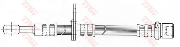 Furtun frana SUBARU LEGACY III Combi (BE, BH) (1998 - 2003) TRW PHD438 piesa NOUA