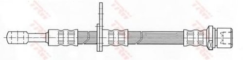 Furtun frana SUBARU LEGACY IV Combi (BL, BP, B13) (2003 - 2016) TRW PHD437 piesa NOUA