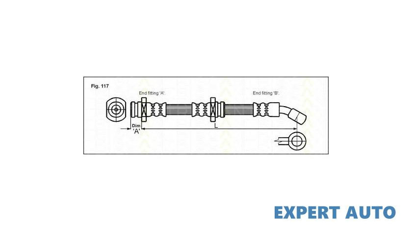 Furtun frana Suzuki IGNIS II 2003-2016 #2 03Q37906