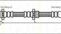 Furtun frana SUZUKI IGNIS II TRISCAN 8150 69109