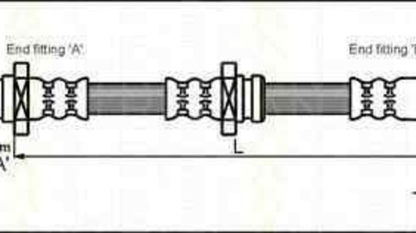 Furtun frana SUZUKI IGNIS II TRISCAN 8150 69109