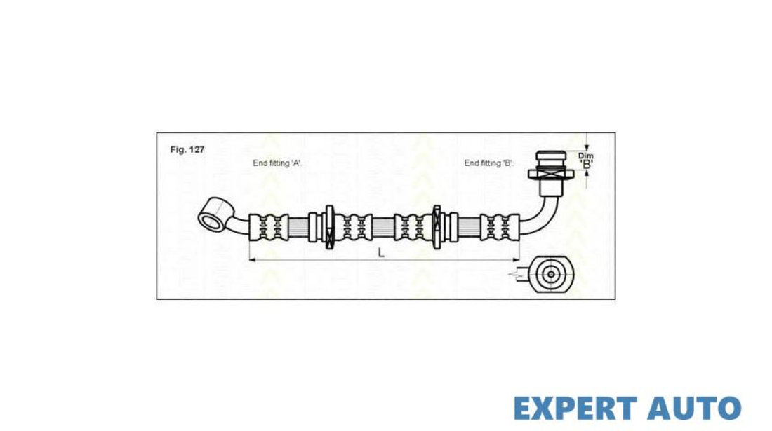 Furtun frana Suzuki VITARA Cabrio (ET) 2003-2005 #2 03Q50951