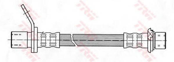 Furtun frana TOYOTA AVENSIS Liftback (T22) (1997 - 2003) TRW PHA391 piesa NOUA