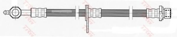 Furtun frana TOYOTA AVENSIS Station Wagon (T22) (1997 - 2003) TRW PHD460 piesa NOUA