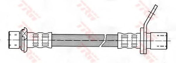 Furtun frana TOYOTA AVENSIS (T22) (1997 - 2003) TRW PHA393 piesa NOUA