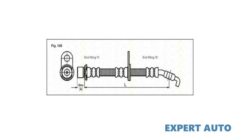 Furtun frana Toyota COROLLA (_E10_) 1991-1999 #2 03Q50977