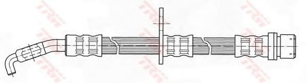 Furtun frana TOYOTA RAV 4 I Cabrio (SXA1) (1997 - 2000) TRW PHD412 piesa NOUA